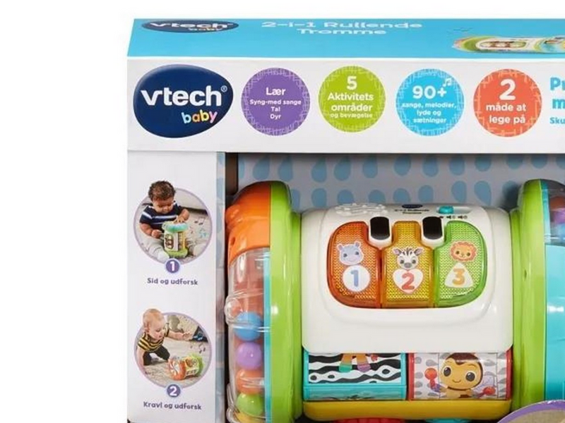 VTech 2- In 1 Rolling Explorer Drum DK