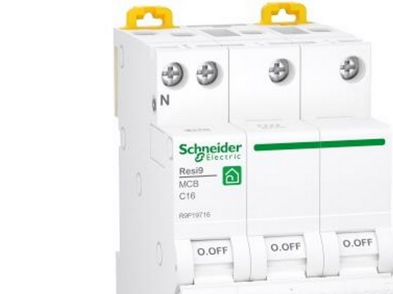 Schneider Electric Resi9 XP MCB/circuit breaker 3PN C-characteristic 16A 6kA 54mm