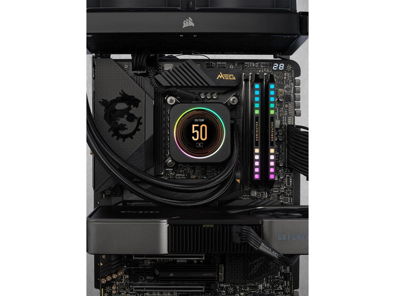 Corsair Dominator Platinum RGB DDR5-5200 - 64GB - CL40 - Dual Channel (2 pcs) - Intel XMP - Schwarz mit RGB