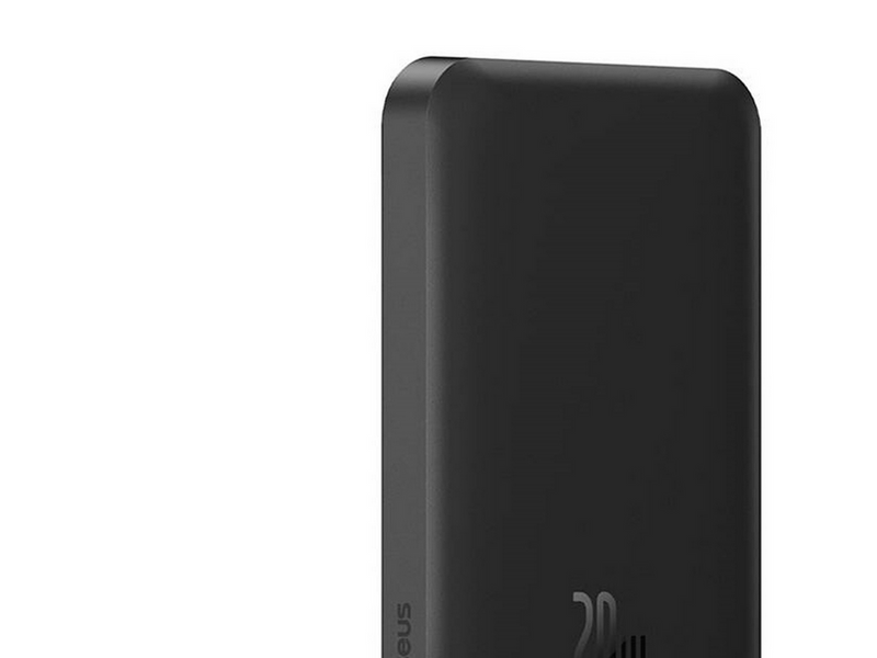 Baseus Magnetic Mini Powerbank 5000mAh USB-C 20W (black) - 5000 mAh