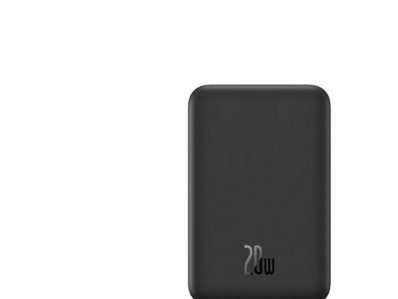 Baseus Magnetic Mini Powerbank 5000mAh USB-C 20W (black) - 5000 mAh