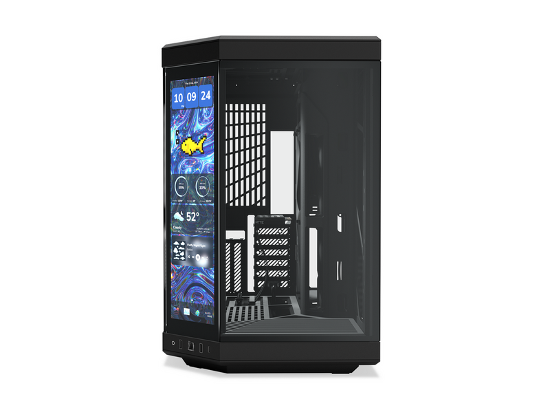 HYTE Y70 Touch Infinite - Pitch Black - Gehäuse - Miditower - Schwarz