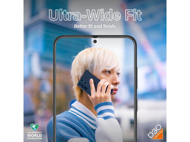 PanzerGlass MATRIX Screen Protector with D3O Samsung Galaxy S24 Plus | Ultra-Wide Fit w. AlignerKit