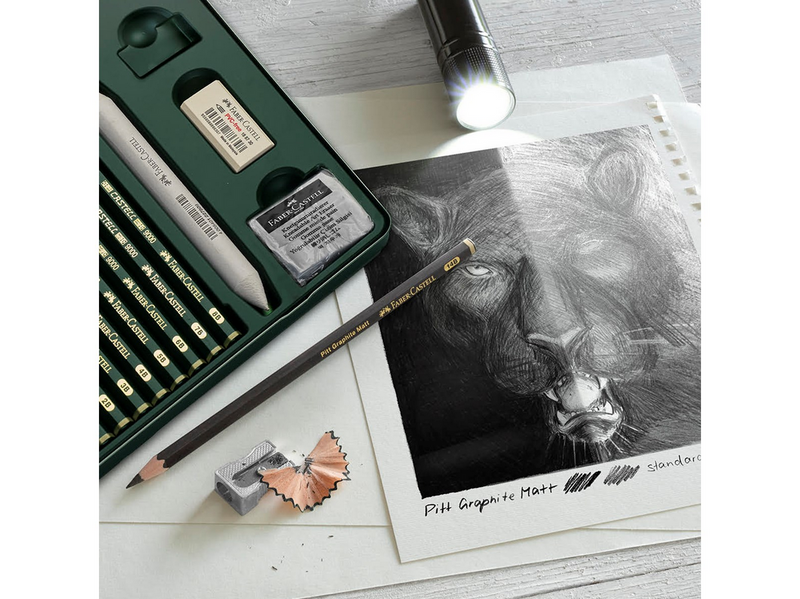 Faber-Castell Set Pitt Graphite Matt & Castell 9000