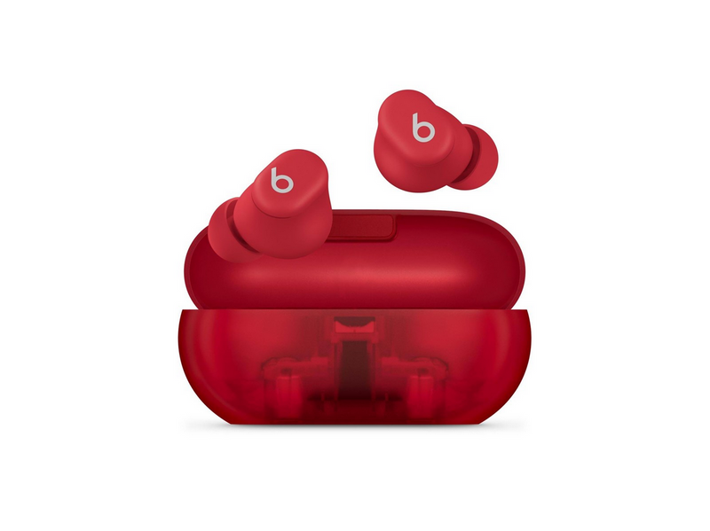 Apple Beats Solo Buds - True Wireless Earbuds - Transparent Red