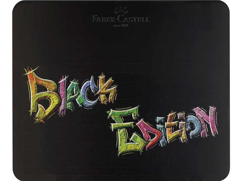 Faber-Castell Buntstifte Black Edition 100er Metallet.