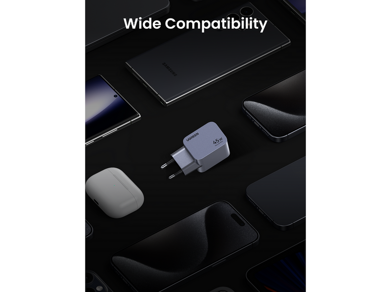 UGREEN Nexode Pro 45w Dual Usb-C Gan Fast Charger - Black