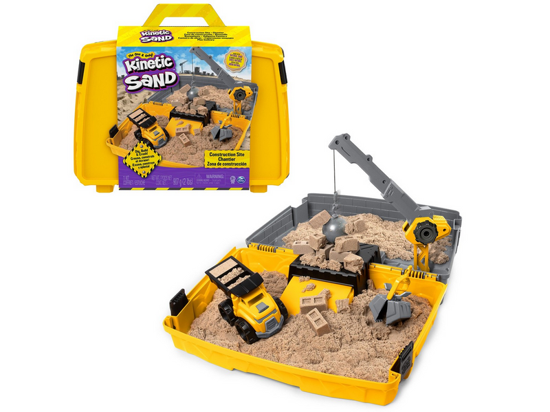 Kinetic Sand Construction Folding Sandbox