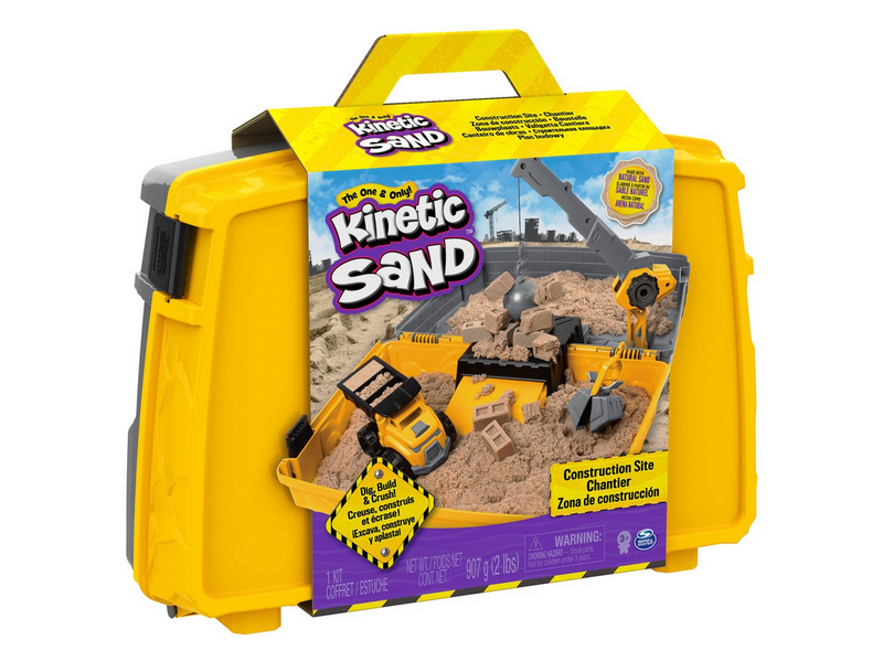 Kinetic Sand Construction Folding Sandbox