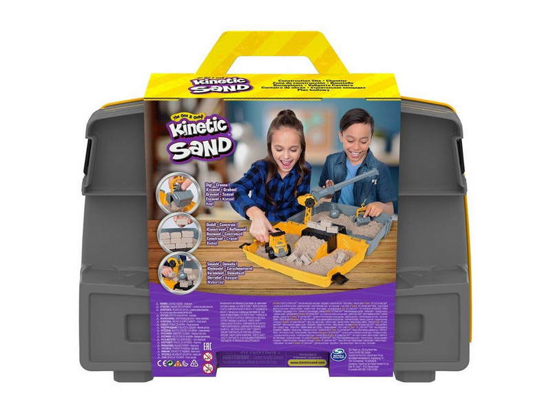Kinetic Sand Construction Folding Sandbox