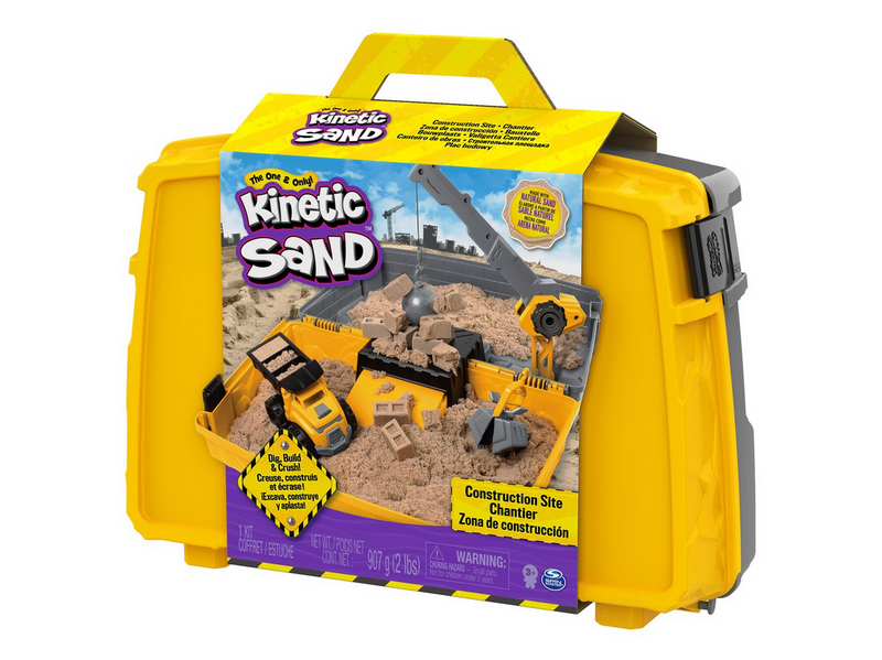 Kinetic Sand Construction Folding Sandbox