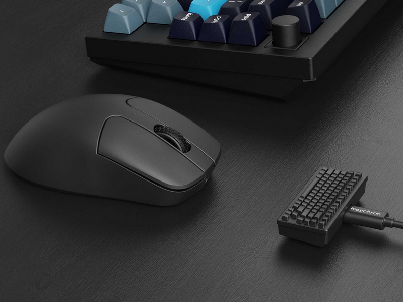 Keychron M2 Ultralight 53g Wireless 4K - Gaming Maus (Schwarz)