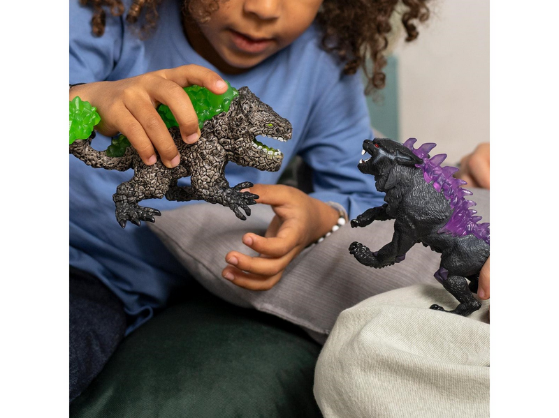 Schleich Eldrador Shadow Lynx vs Rock Crusher