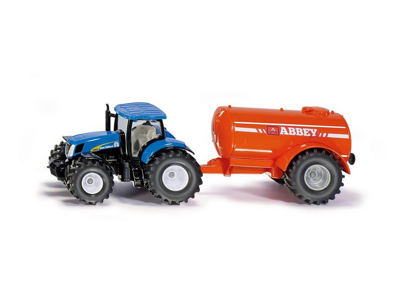 SIKU 1:50 Tractor With Single Axle Vacuum Tanker