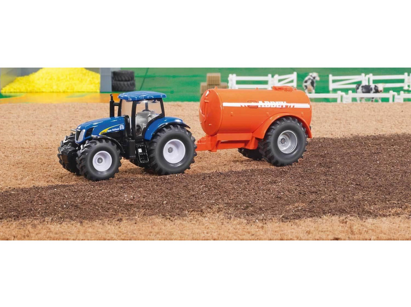 SIKU 1:50 Tractor With Single Axle Vacuum Tanker