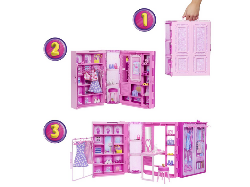 Barbie Fashion Fun Dream Closet with Doll