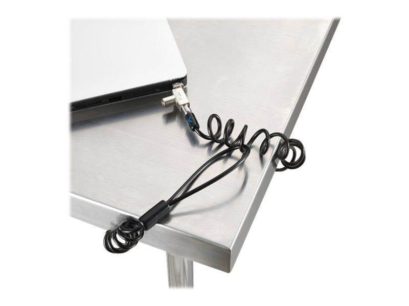 Kensington Slim N17 2.0 Portable Keyed Laptop Lock for Wedge Shaped Slots
