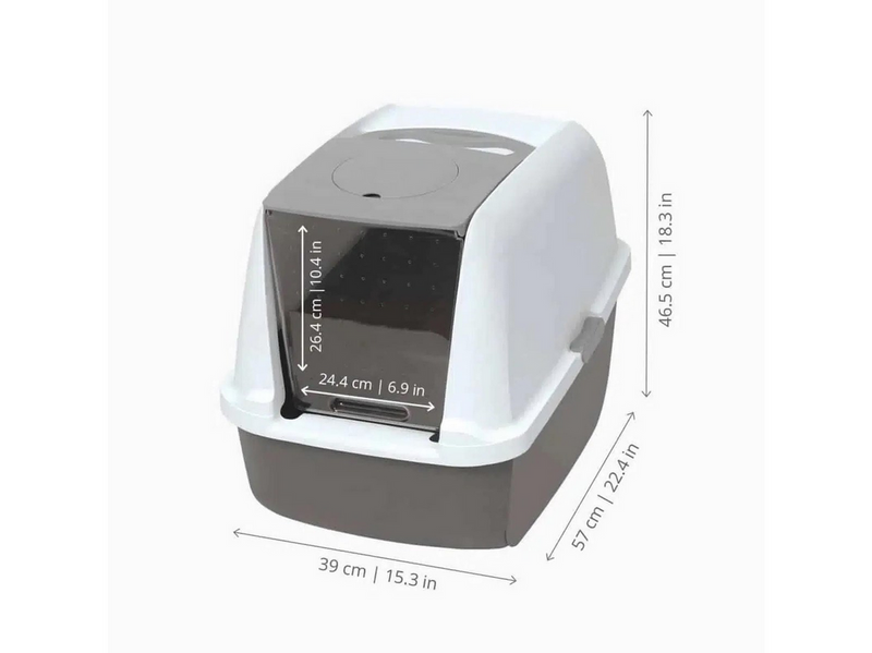 Catit Hooded Litter Box with Airsift Filter System
