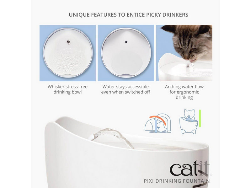 Catit Pixi Trinkbrunnen Weiß