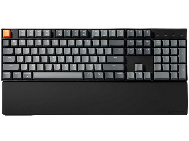 Keychron Silicone Palmrest K10 series / C2 series - Handgelenkstütze - Schwarz
