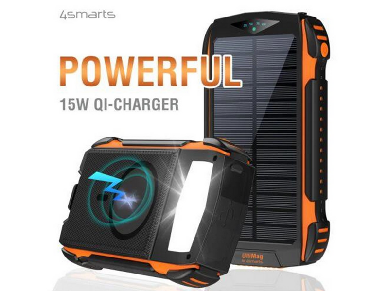 4smarts TitanPack Solar Power Bank - 20 Watt - 20000 mAh