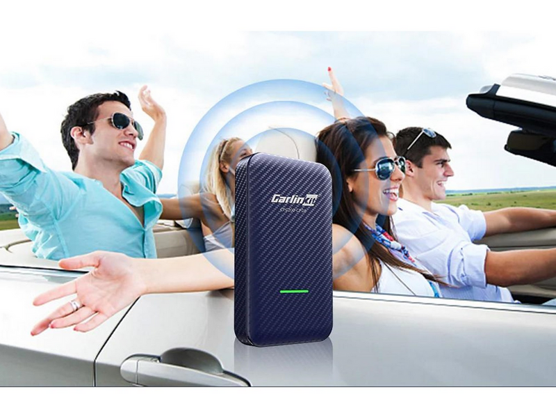 Carlinkit CP2A Wireless Adapter Apple CarPlay / Android Auto - Blue