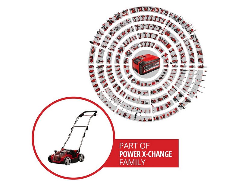Einhell Vertikutierer Cordless Scarifier / Aerator GE-SC 36/35 Li - Solo