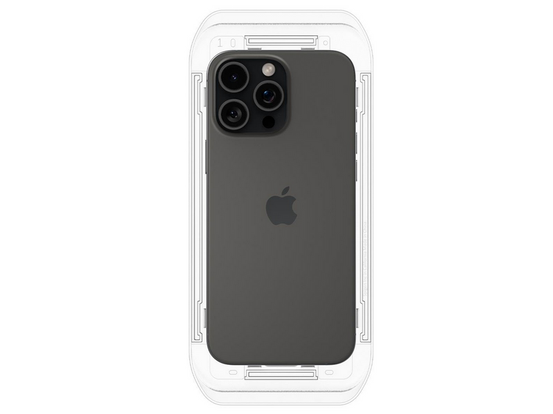 Spigen Glass tR EZ Fit (Privacy) 2 Pack - transparency - iPhone 17/16 Pro / 17