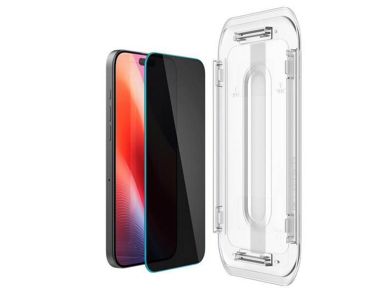 Spigen Glass tR EZ Fit (Privacy) 2 Pack - transparency - iPhone 17/16 Pro Max