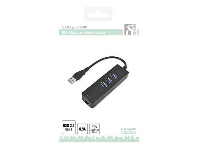 Deltaco USB 3.0 Network Adapter