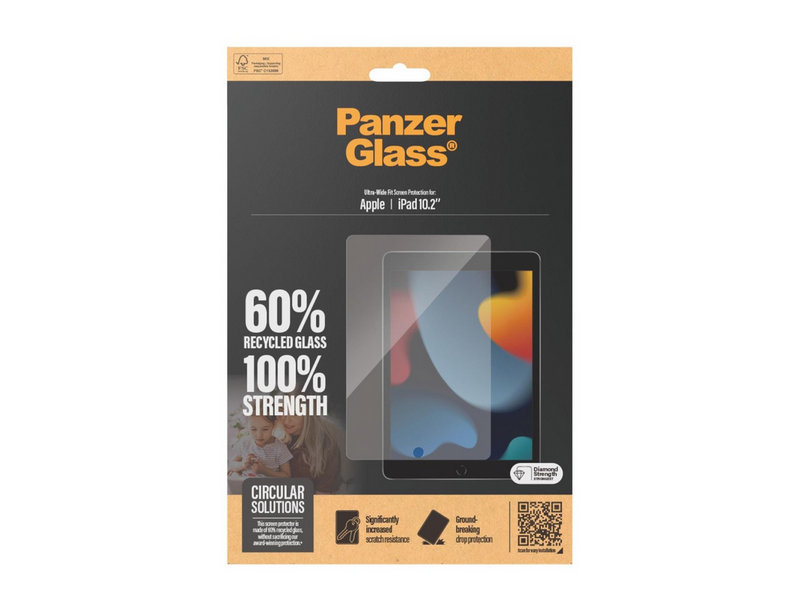 PanzerGlass Screen Protector iPad 10.2'' (2019-2021) | Ultra-Wide Fit