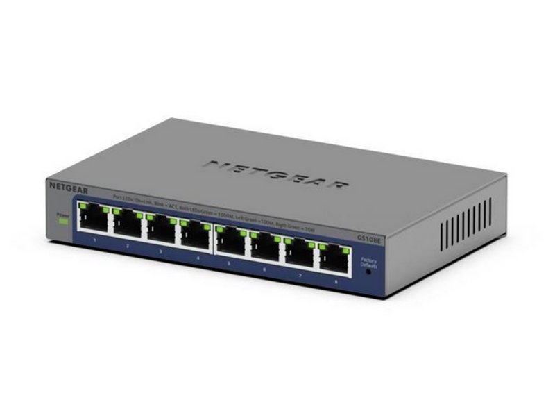 Netgear GS108Ev4 8-Port Gigabit Plus Switch