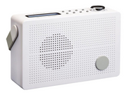 Lenco PDR-030WH - Portable DAB+/FM radio with alarm function - White - DAB/DAB+/FM - Mono