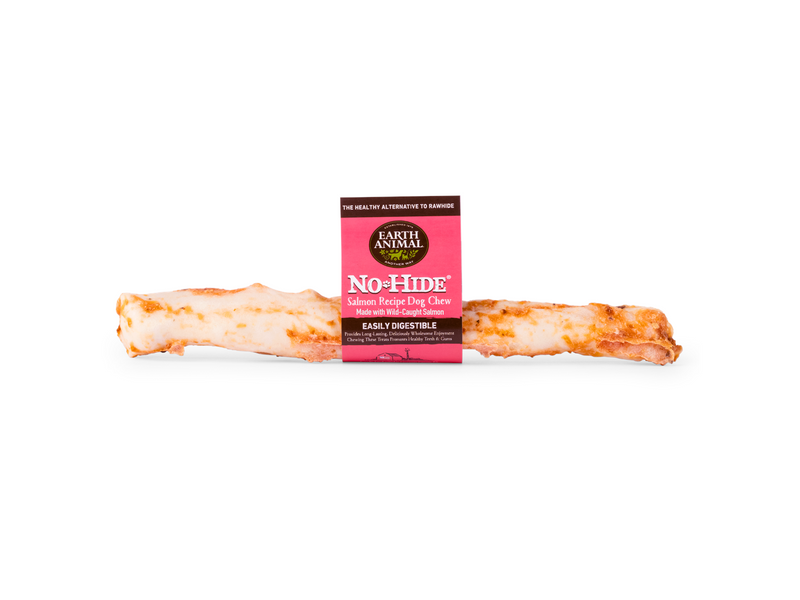 No-Hide Salmon Dog Chews Large 27cm