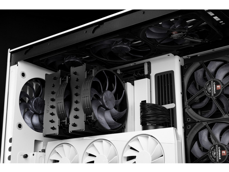 Noctua NF-A14x25r G2 PWM Sx2-PP chromax.black - Gehäuselüfter - 120mm - Schwarz