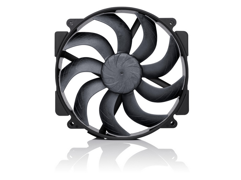 Noctua NF-A14x25r G2 PWM Sx2-PP chromax.black - Gehäuselüfter - 120mm - Schwarz