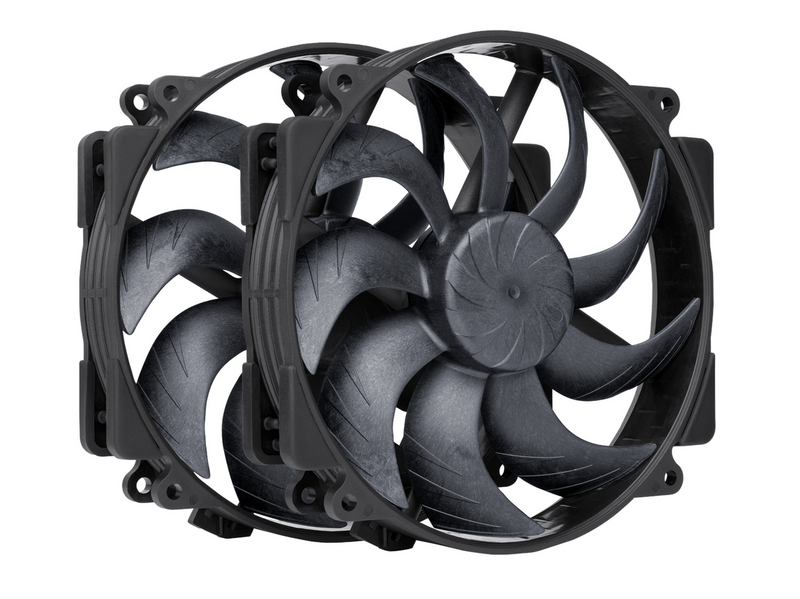 Noctua NF-A14x25r G2 PWM Sx2-PP chromax.black - Gehäuselüfter - 120mm - Schwarz