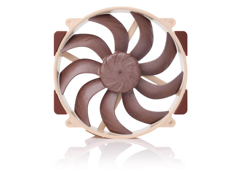 Noctua NF-A14x25r G2 - Gehäuselüfter - 140mm - Braun - 24 dBA