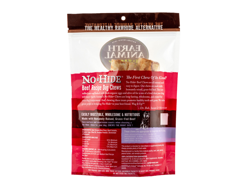 No-Hide Beef Chews Medium 17cm (2-Pack)