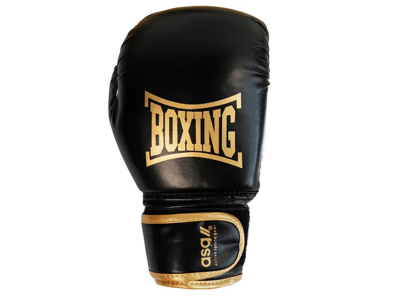 ASG Junior Boxing Bag - 15 Kg. (Gloves + Bag) Black/Gold