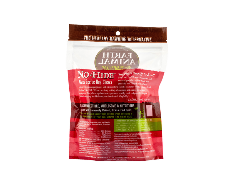 No-Hide Beef Chews Small 10cm (2-Pack)