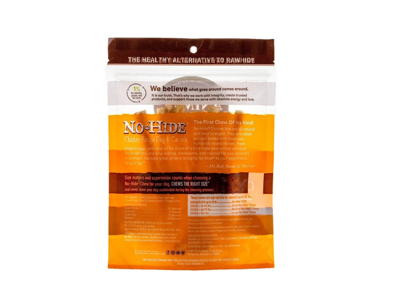 No-Hide Dog Chew Treat Chicken Stix (45g 10-Pack)