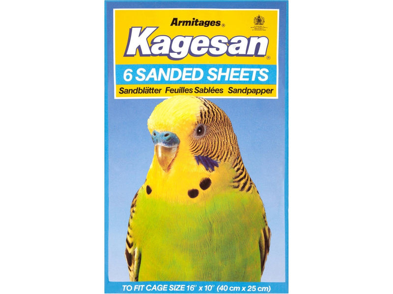 Armitage Kagesan Sandblätter 25x40cm Blau (6er-Pack)