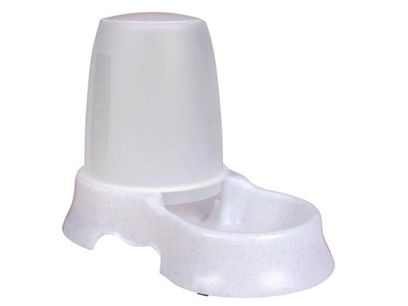 Trixie Food and water dispenser plastic 0.6 l/21 × 15 × 12 cm - Assorted