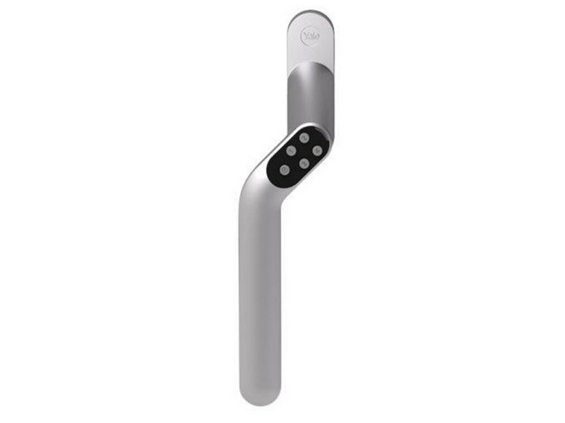 Yale Code Handle Window Left Satin Chrome