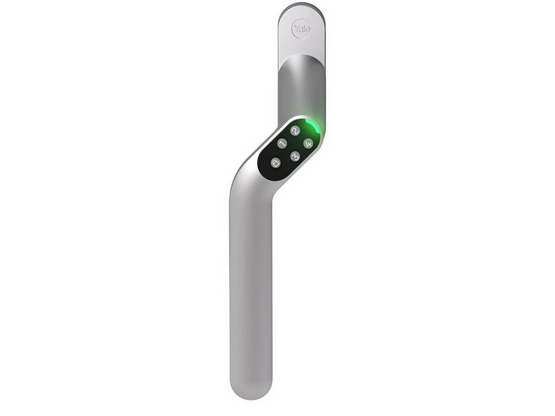 Yale Smart Code Handle Left Satin Chrome