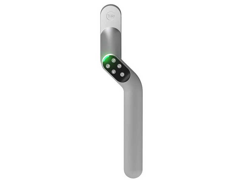 Yale Smart Code Handle (Rechts, Satin-Chrom) - Türklinke mit Code