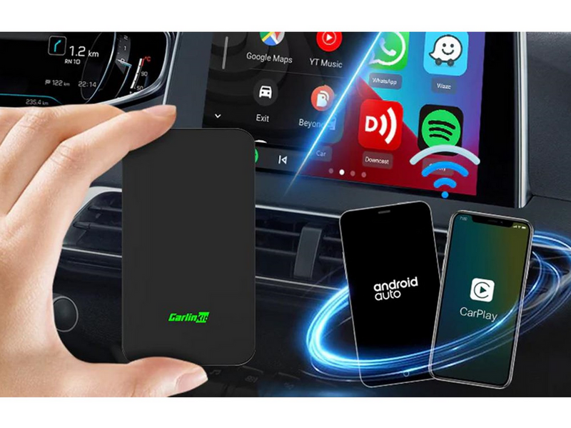 Carlinkit 2AIR Wireless Adapter Apple CarPlay / Android Auto - Black