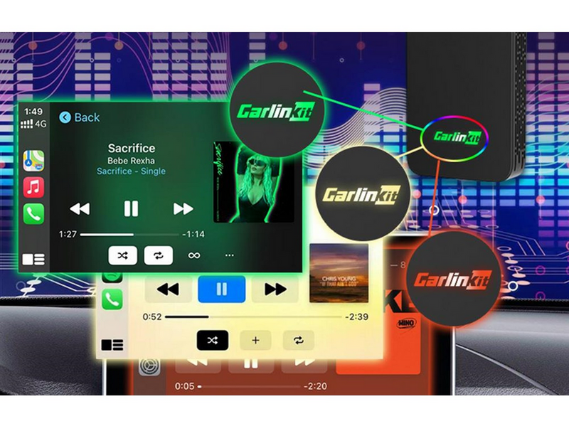 Carlinkit 2AIR Wireless Adapter Apple CarPlay / Android Auto - Black