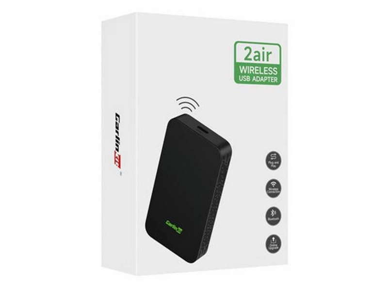 Carlinkit 2AIR Wireless Adapter Apple CarPlay / Android Auto - Black